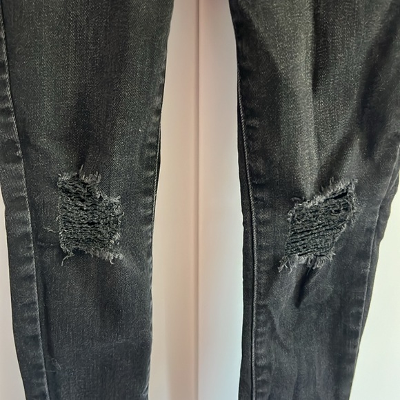 Art Class Girls Skinny Black Jeans Size 5 - Picture 2 of 4